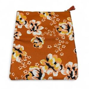 Rachel Pally Canvas & Faux Leather Reversible Clutch / Tablet Sleeve – NWOT